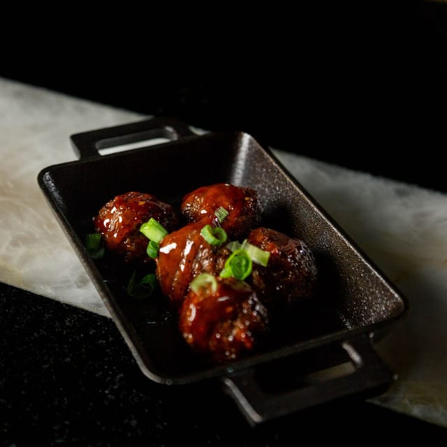 Vegan Sweet Meatballs.