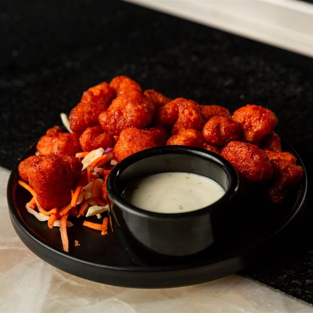 Crispy Buffalo Cauliflower.