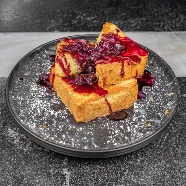 Lemon Blueberry French Toast.